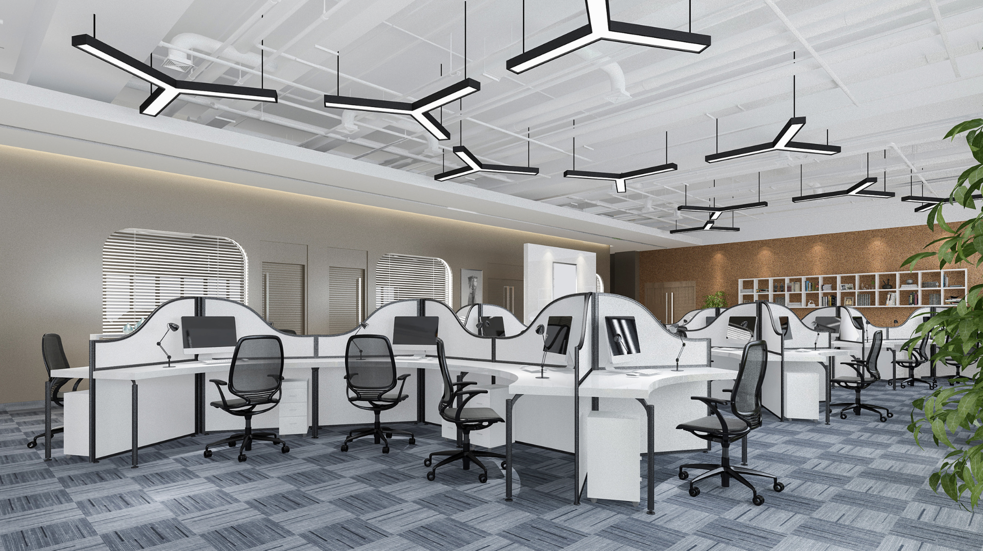 Space Planning and Renderings for Office Space Planning